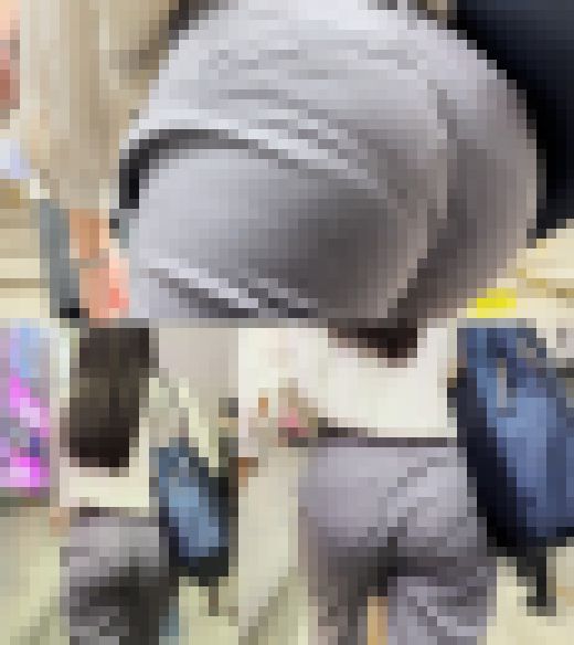 歩行記録0084「ぷりケツPライン丸出しOL(ショート詰め合わせ5名)」　サンプル画像1