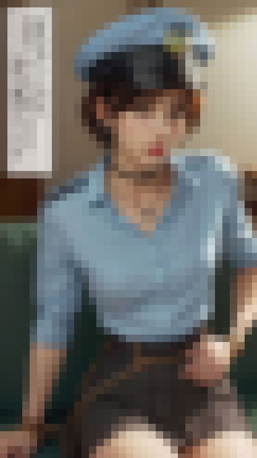 [AI&ART REINA]香澄バニーガール（透過アプリ編 2話）　サンプル画像2