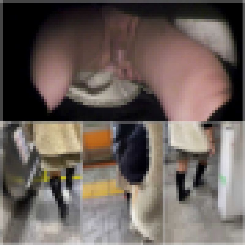 歪んだ表情を見せる、厚着に隠れた美麗な胸。窃触記録映像19(下) サンプル画像