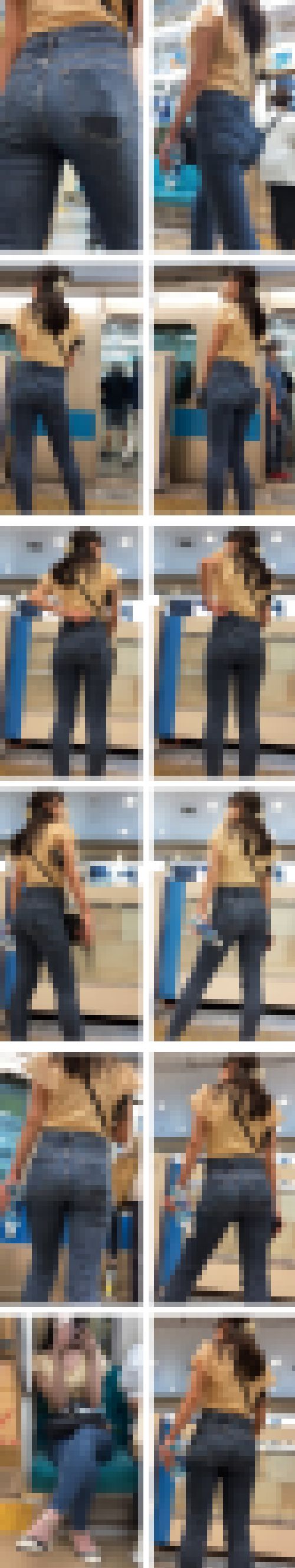 Fac13@スキニーデニム(後編)『そのバレッタで留めた頭頂部のフォルム…まるで亀〇！』　サンプル画像1