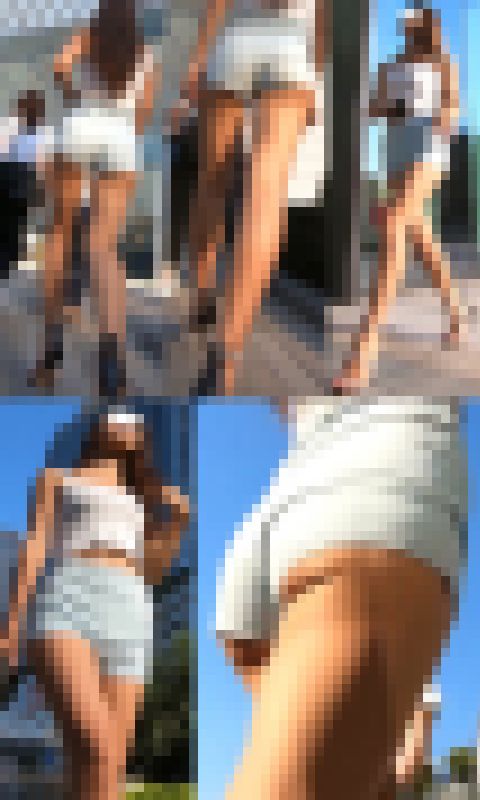 高画質 超美脚のハミ尻美人　サンプル画像3
