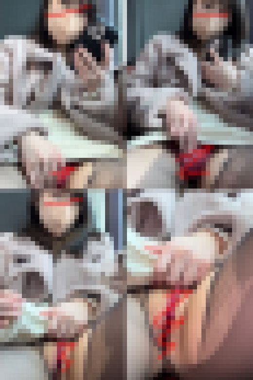 （顔モ無し）黒ストつるマンお姉さん☆　サンプル画像3