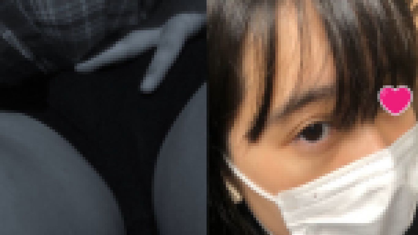 素人痴漢日記５８TRAIN目★つぶらな瞳のセミロング女子の生態 サンプル画像