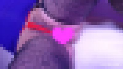 【ベッドでデカ尻丸出し】食い込みTフロント　サンプル画像1