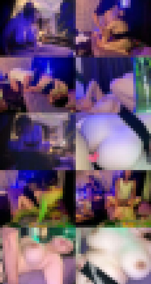 【神巨乳】バスト100センチ超えのQUEENDOMをクラブトイレでxxxキメからの先輩と3P中出しパーティー　サンプル画像3