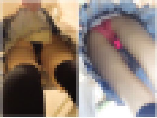 高画質美パンチラ 透けすぎ制服女子に4日粘着してバレる　サンプル画像3