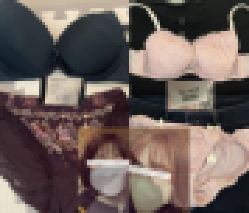 母娘下着比べ（巨乳母40代・貧乳娘22歳） サンプル画像