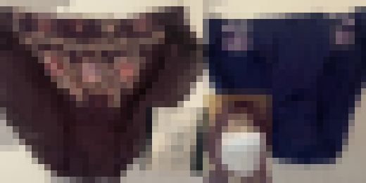 母娘下着比べ（巨乳母40代・貧乳娘22歳）　サンプル画像2