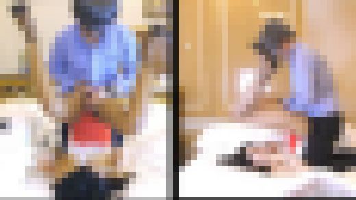 【ハイレグRQ★高身長美脚ギャル】【ぽろり】【顔出し】【フェラ/イラマ/ディルド】コスプレ美女の足指を舐めつくす！りか21才後編　サンプル画像1