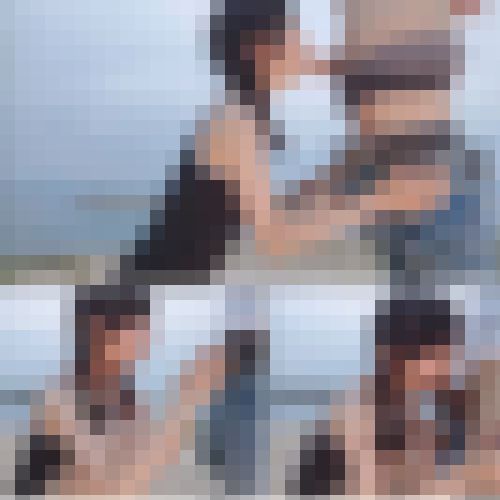 【ワンコイン★野外フェラ】海の日記念　浜辺でスク水J○と　サンプル画像1