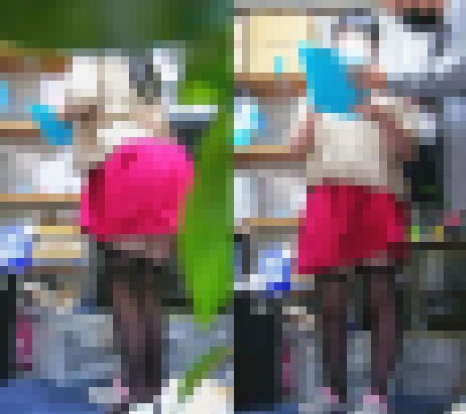 バレちゃった！安産型アルバイトちゃん　別れ際の天然チラリズム　サンプル画像1