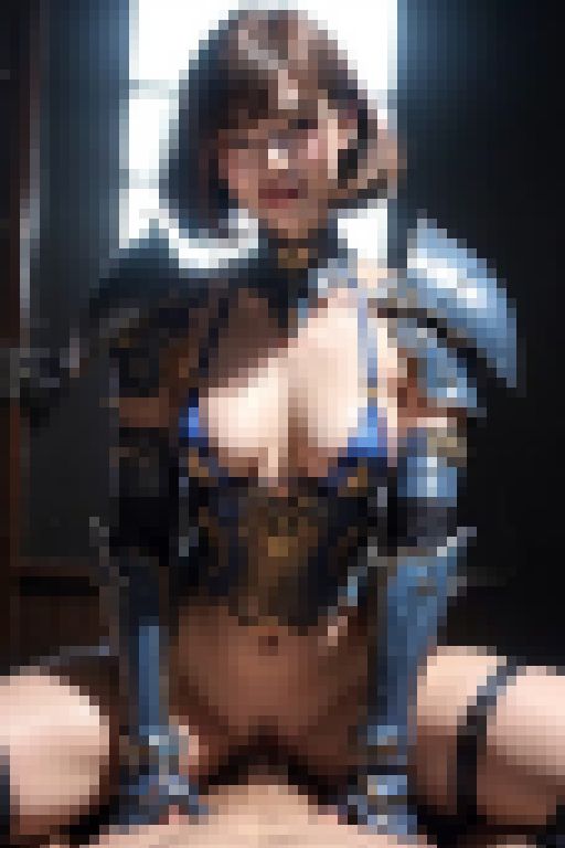 [AI生成]ビキニアーマー_v2_騎乗位 サンプル画像