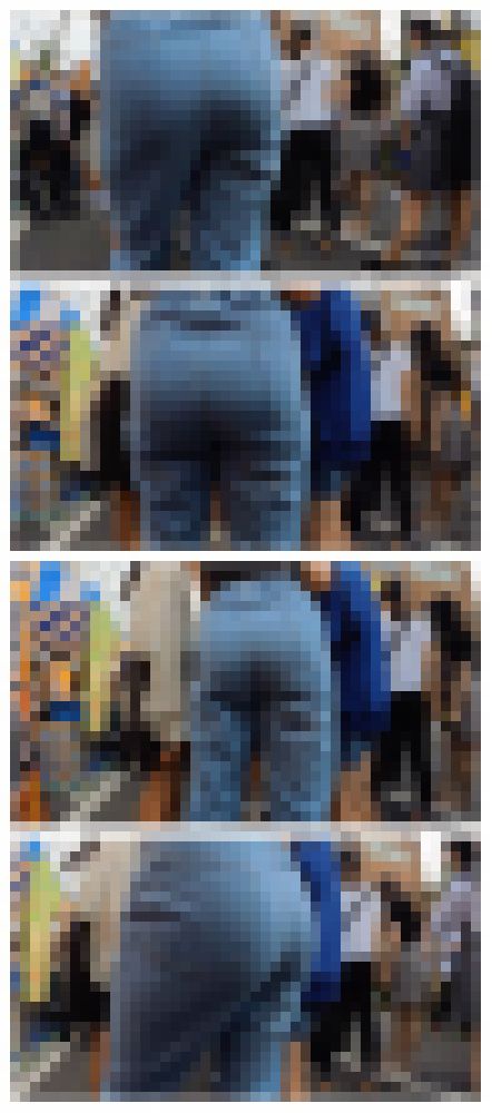 【発育しすぎ】臀部だけ異様に発育過剰なデカケツJ◯のジーンズ着衣尻。　サンプル画像2
