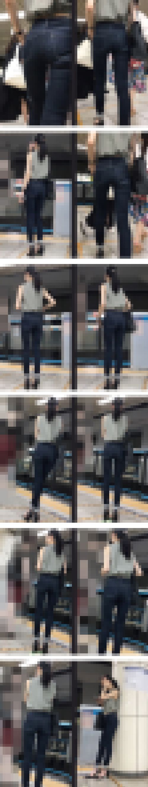 Raa20@スキニーデニム『ズボンをグイッ！とやって無自覚に投下される釣り餌！』　サンプル画像2