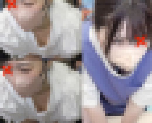 【救命講習/胸チラNo.37】美人ＯＬ/アイドル顔保育士、講習中の乳首胸チラ！！　サンプル画像3