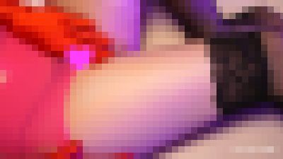 【ベッドシーン】ボディコン＆黒のアミアミTバック　サンプル画像1