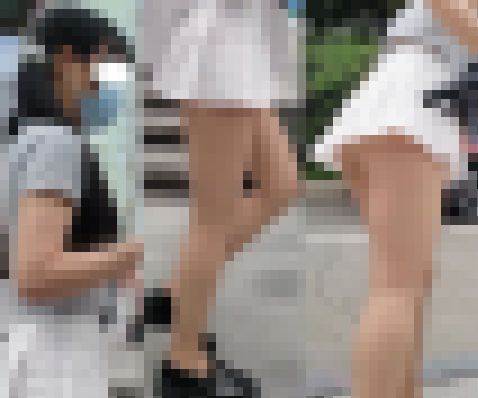 音あり高画質 パンスト美脚の風チラ・前かがみ尻　サンプル画像2