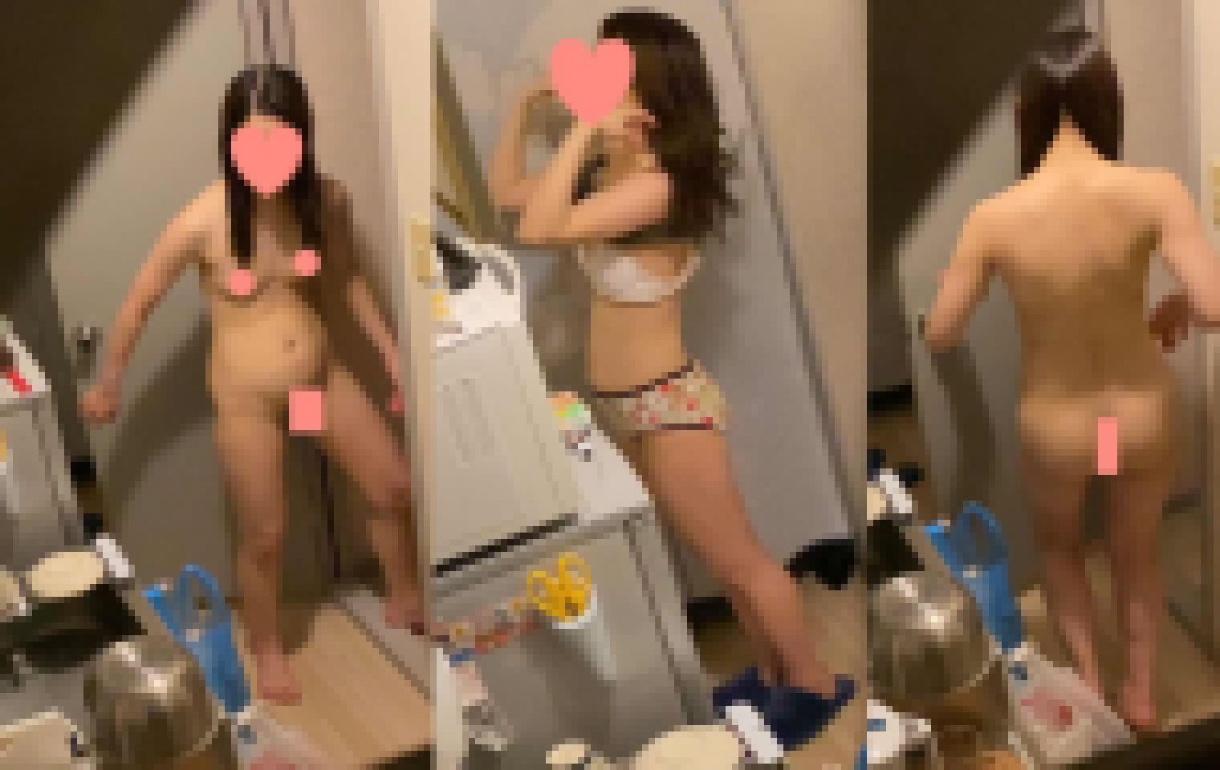 エロ可愛すぎる女子大生の私生活、立ちながらティシュでオ◯ンコを拭う瞬間を激写！！ サンプル画像