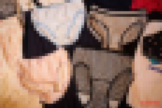 J〇断捨離品　開封の儀005 極上シミクロッチ　サンプル画像1