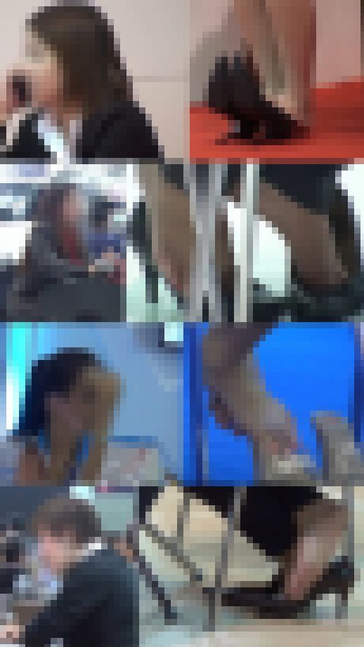 モーターショー　スタッフの足　サンプル画像1