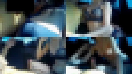 有村似美女の車内フェラ。ファイナル編。今までありがとうこの美女と出会えて幸せでした　サンプル画像1