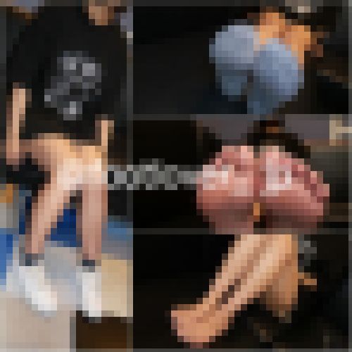 【画像＋動画】真夏の靴下は臭かったその②２０才大学生の蒸れ蒸れ靴下！靴下跡付き素足！ サンプル画像