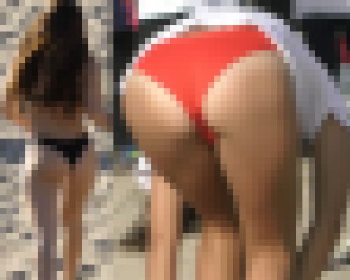 【フルHD】海水浴時場の美しすぎる美尻　サンプル画像2