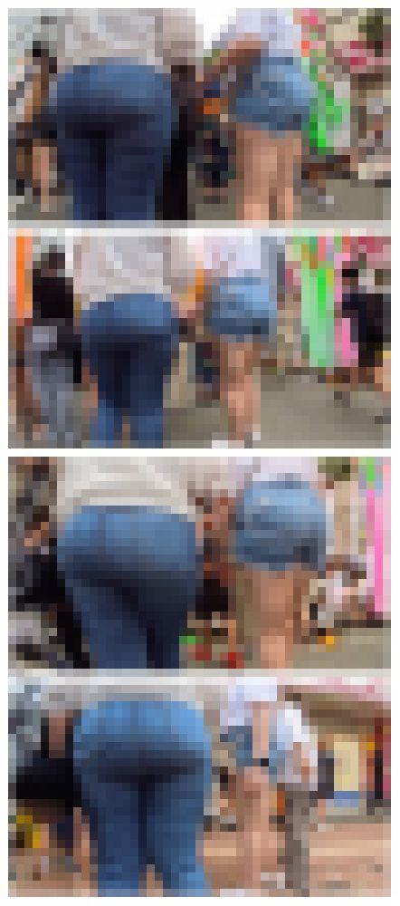 【爆尻外国人2人】ジーンズ&ホットパンツで観光中の外国人2人の超爆尻を粘着追跡。　サンプル画像2