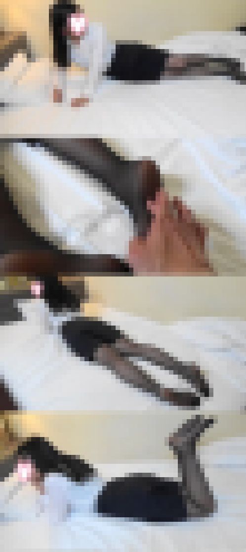 (動画）真面目で清楚な美女💛顔出し💛②（リクスー+黒ストッキング+くすぐり）　サンプル画像3