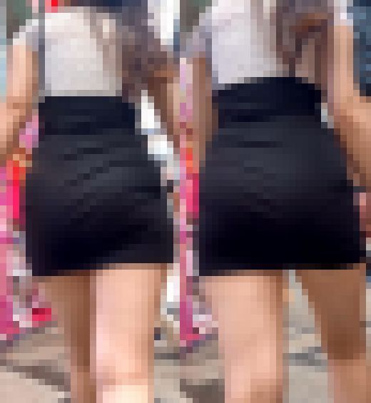 ミニスカにムチムチしたヒップラインが魅力な美女　サンプル画像2