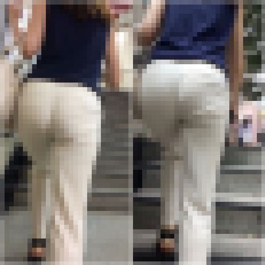 「白パンツが似合い過ぎる上品なモデル達(3名)」　サンプル画像2