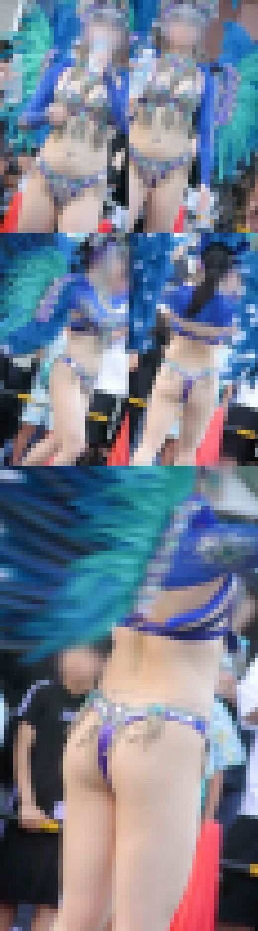 【フェチ動画】4K！スポーティーなむっちりヒップと太ももが魅力的な切長美人のコバルト白肌女子大生ダンサー　サンプル画像3