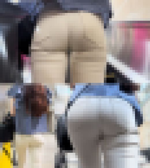 歩行記録0112「デカケツをジーンズに詰め込んで振り乱す女性」　サンプル画像3