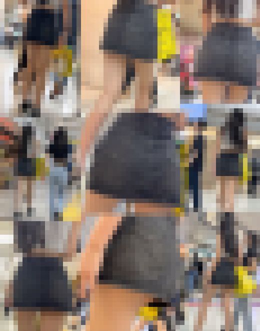 【プレミアムクラス】見えるか、見えないかのギリギリのライン！ミニスカヤング様に密着！　サンプル画像1