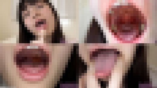 【口内フェチ】花音うららのマニアックな口内観察・口内フェチプレイ！【丸吞み】　サンプル画像1