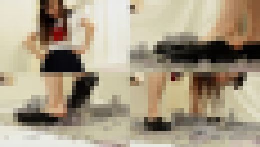 【巨大娘】巨大な女子〇生が都市を徹底的に踏み潰して蹂躙　後編【花音うらら】　サンプル画像1