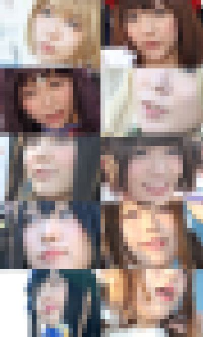 コスプレイヤーの顔面アップ013　サンプル画像1