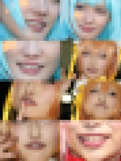 コスプレイヤーの顔面アップ021　サンプル画像1