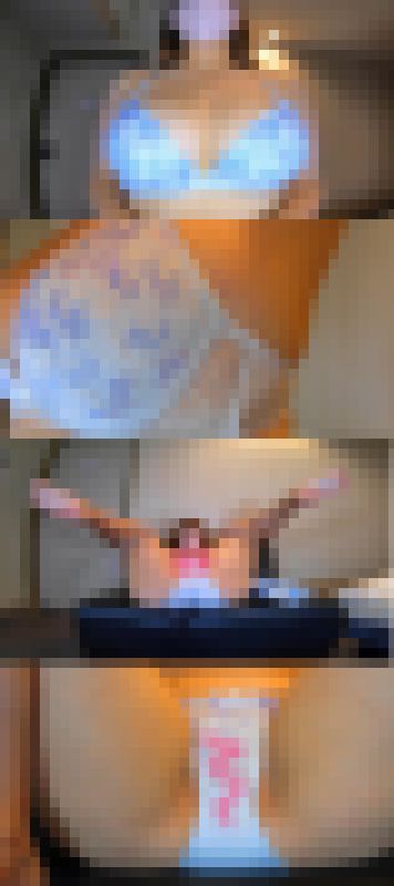 #32【黒ストイメージ】アソコ丸出し和式トイレ風イメージ　サンプル画像3