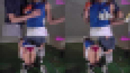 おじさんにセクハラや性行為されるゴルフ女子(1)ミニスカパンチラ、おっぱい揉み、スカートめくって尻お触り編 サンプル画像2