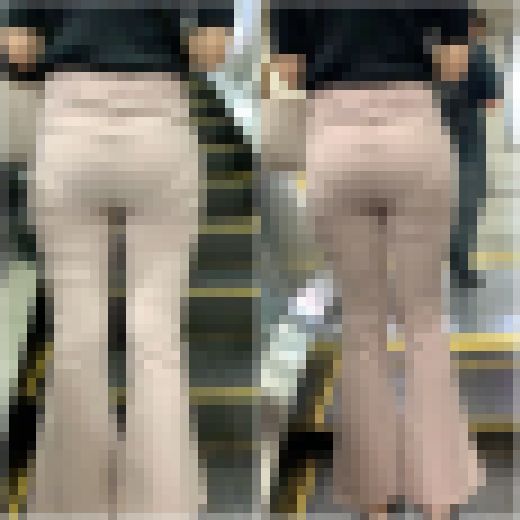 「じっくり堪能してください　エスカレーターでの巨尻モデル達(3名)」　サンプル画像3