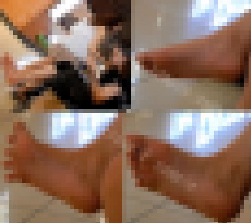 【フルHD動画】買物の休憩中女子二人のパンプス脱ぎ　サンプル画像2