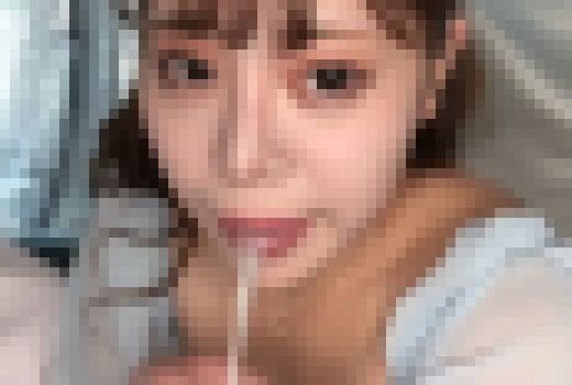 車内でフェラ抜き３連続大量口内発射☆女子大生キャバ嬢 藍ちゃん21才　サンプル画像2