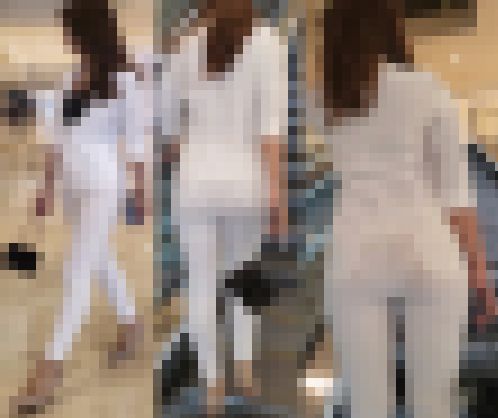 【音あり高画質】強烈な透け尻透けパン！レースの透けパンティー　サンプル画像1