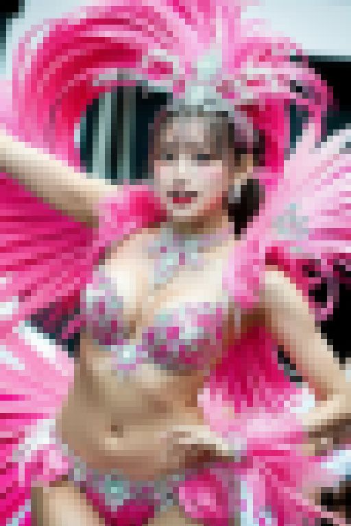 AIグラビア_サンバ編_その11_桃[621枚] サンプル画像