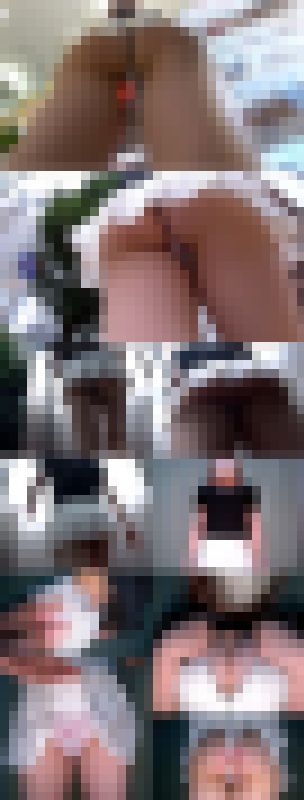 【スカートの中の秘密】艶肌お姉さんの限界超えミニ丈☆ピチピチ歩行！　サンプル画像3