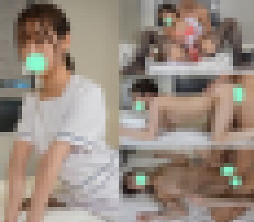 《個人撮影》「それだめぇ！またイっちゃうからぁ！」3年付き合ってる彼氏がいる21歳のマッサージ嬢を無理ハメしてイカせまくったらセ　サンプル画像1