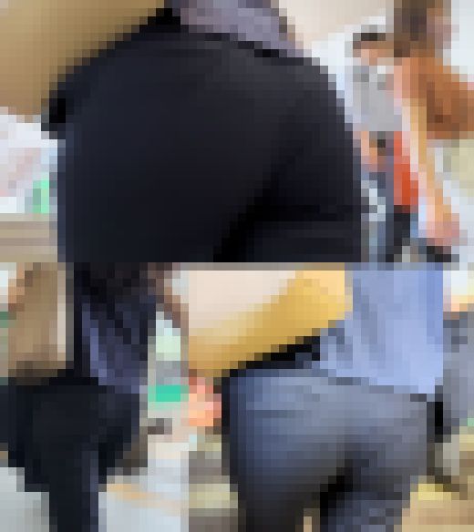 歩行記録0130「美脚OLのパンティーライン尻を観察」　サンプル画像2