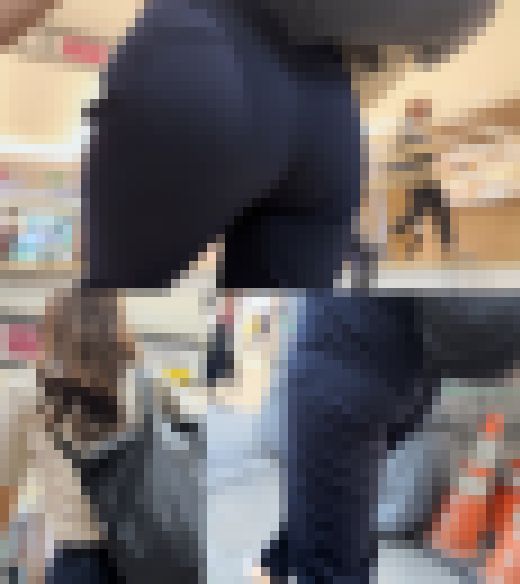 歩行記録0130「美脚OLのパンティーライン尻を観察」　サンプル画像3