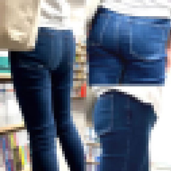 【期間限定】清楚な白T奥様の完璧スリムデニム【街中風景069】 サンプル画像